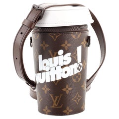Louis Vuitton Monogram Porto Cle Monogram Coffee Cup MP3108 Keychain MARRON