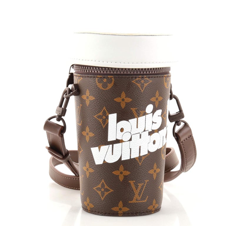 LOUIS VUITTON Monogram Calfskin Everyday LV Coffee Cup Pouch