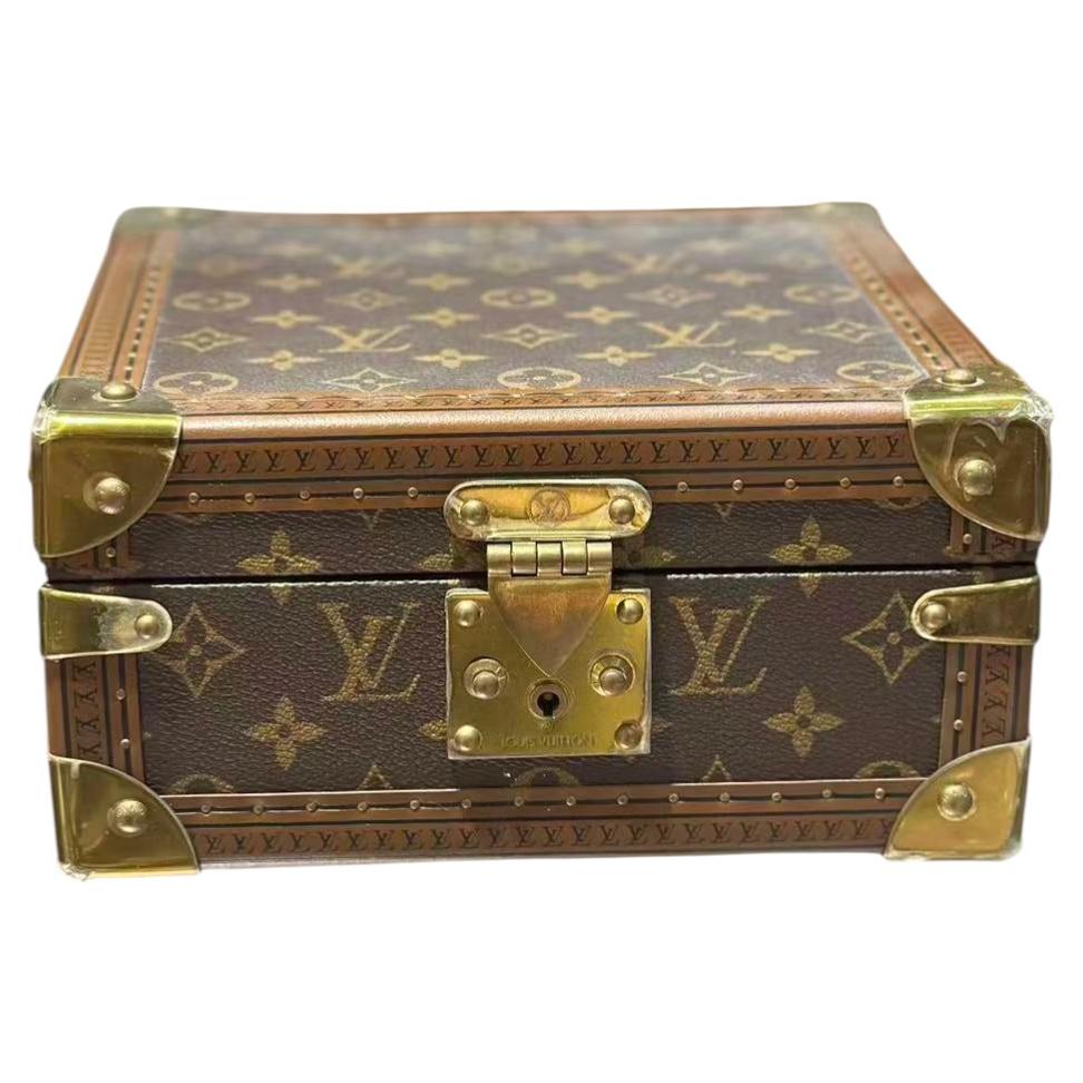 Vintage Louis Vuitton Monogram Jewelry Case c1970s For Sale at
