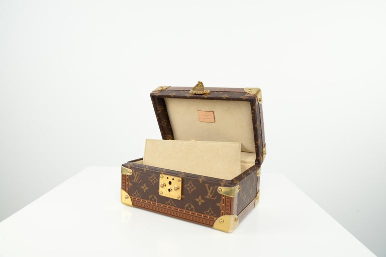 Louis Vuitton Coffret Tresor 24 Case NEW Monogram Jewelry Box Unused For Sale 8