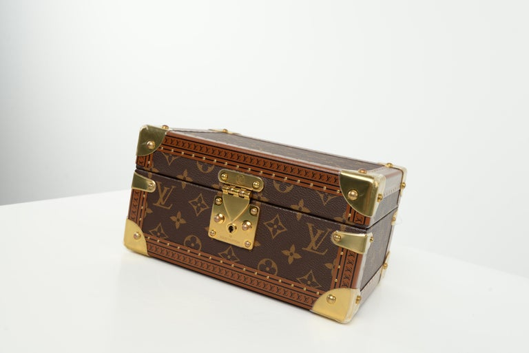 Louis Vuitton Coffret Tresor 24 Case NEW Monogram Jewelry Box Unused For Sale 1