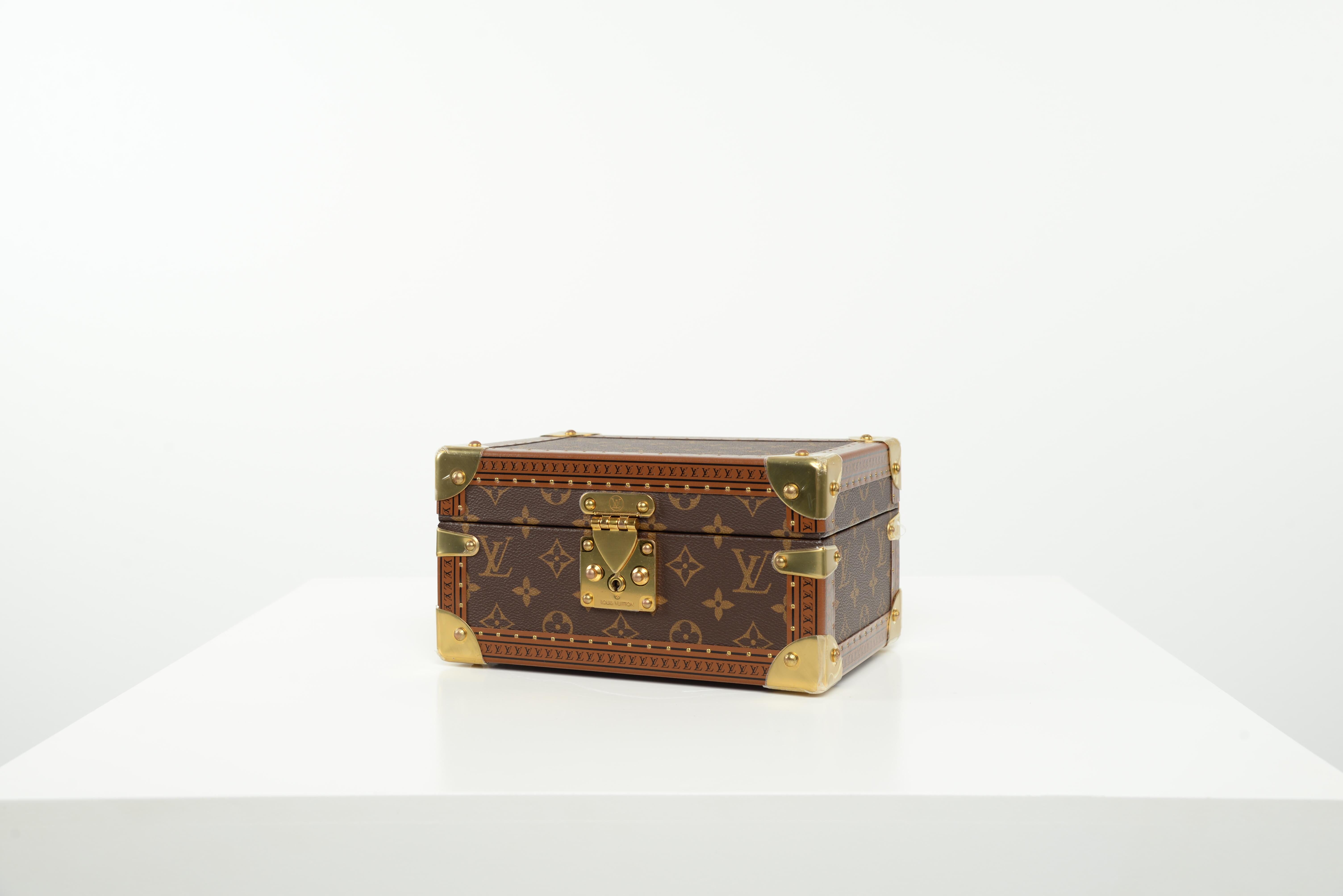 Women's or Men's Louis Vuitton Coffret Tresor 24 Case NEW Monogram Jewelry Box Unused