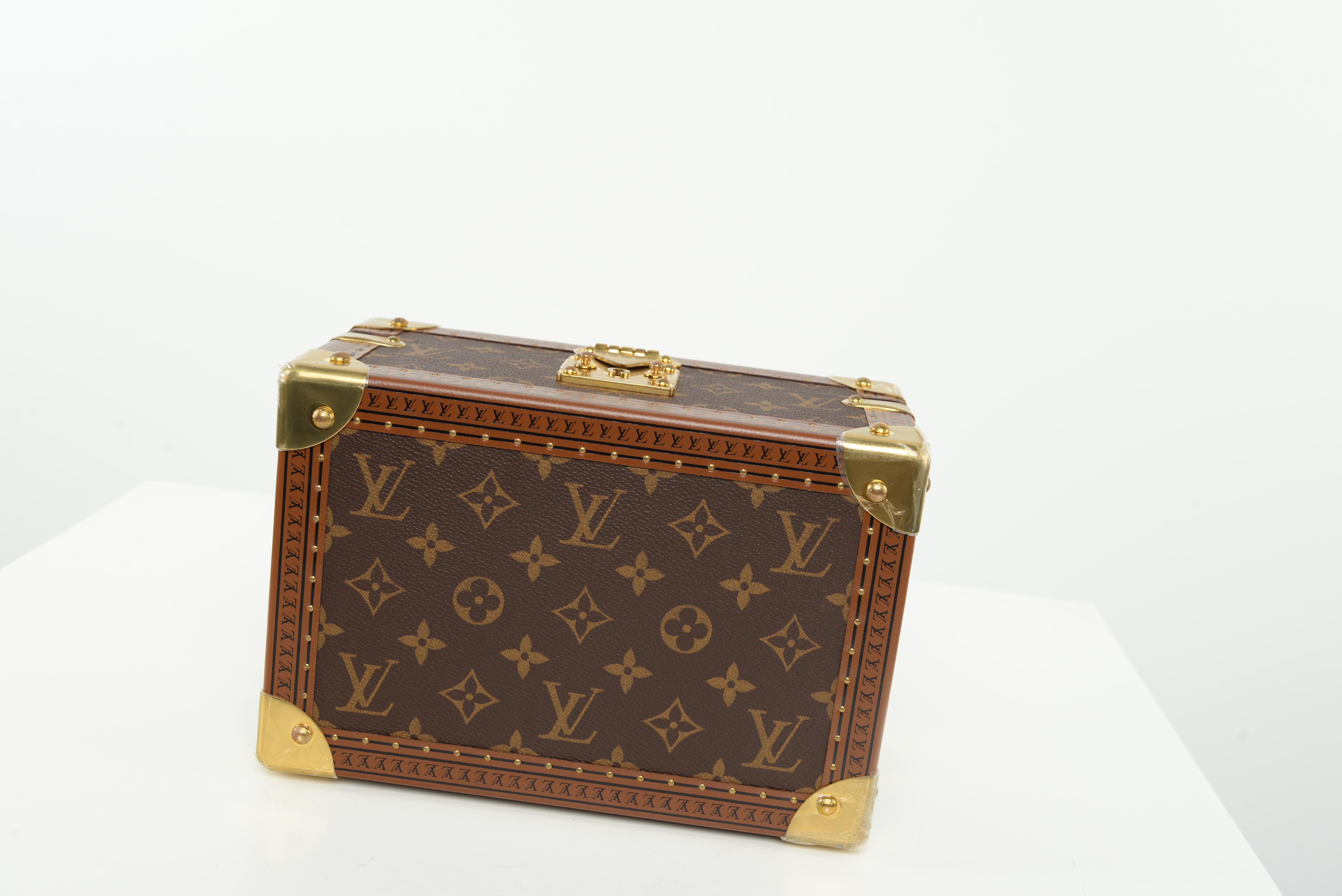 Louis Vuitton Coffret Tresor 24 Case NEW Monogram Jewelry Box Unused 2
