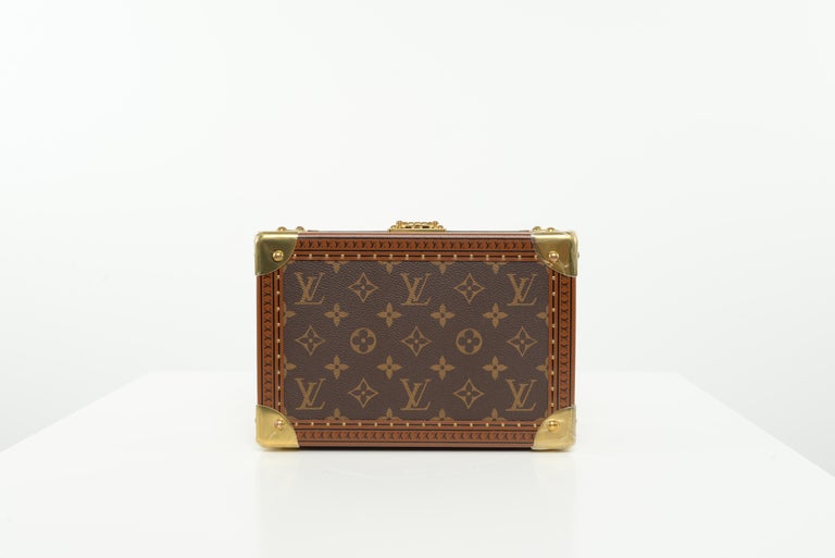 Louis Vuitton Coffret Tresor 24 Case NEW Monogram Jewelry Box Unused For Sale 5