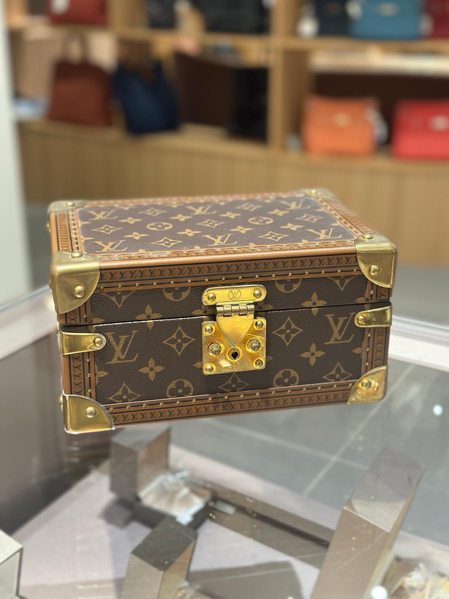 Louis Vuitton Coffret Tresor 24 Classic Monogram Storage Box Hard Case