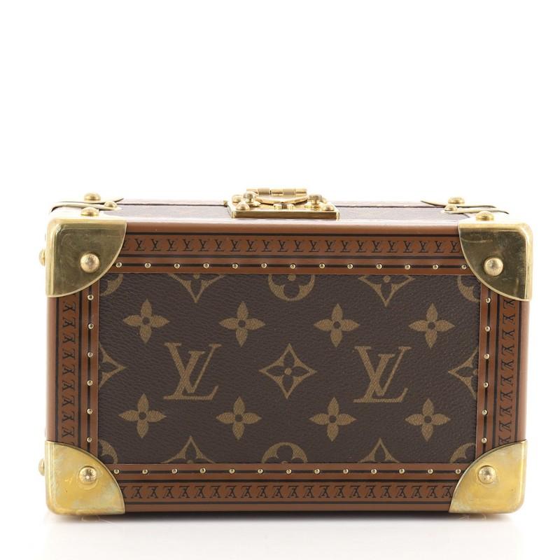 Louis Vuitton Coffret Tresor Monogramm Segeltuch 20 für Damen oder Herren