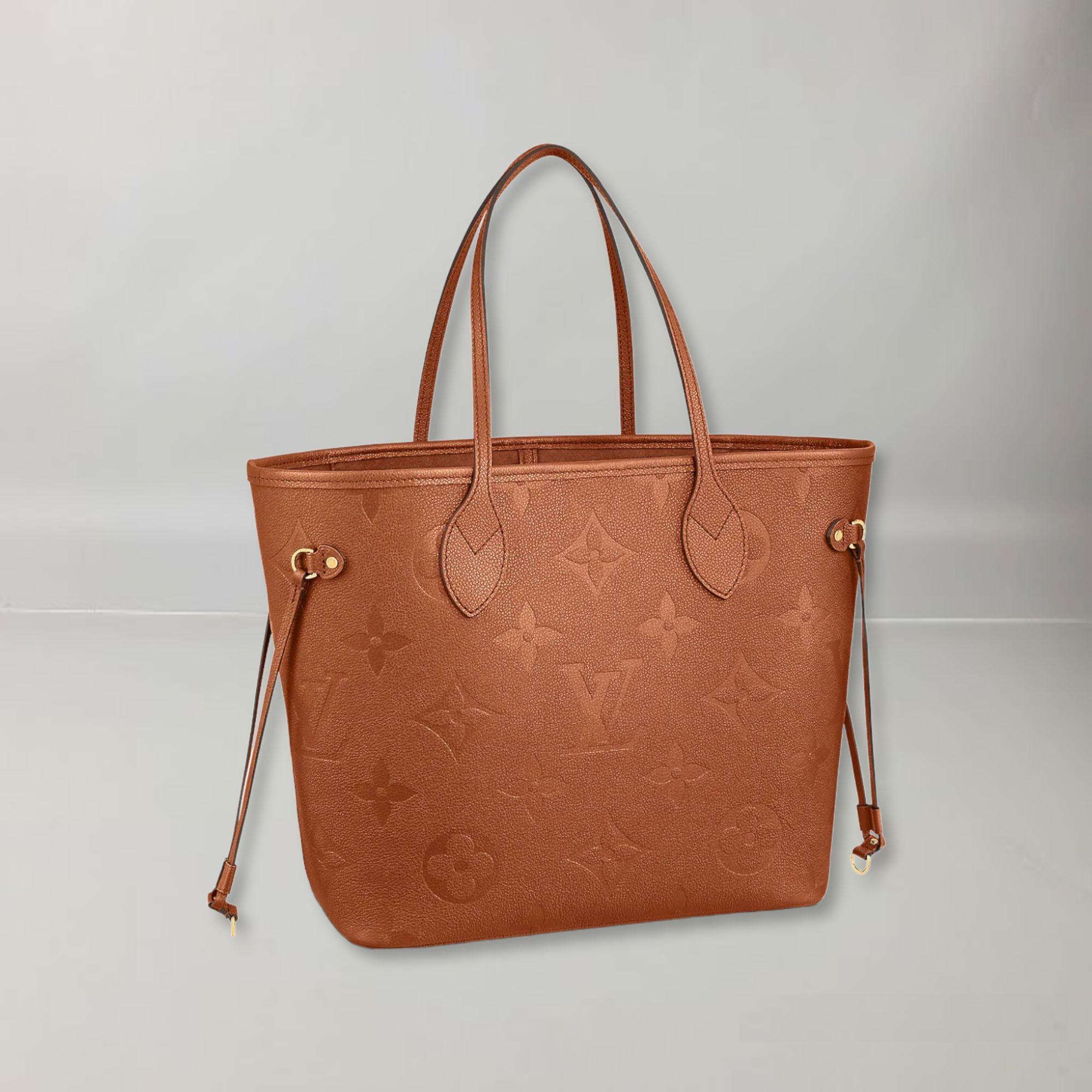 louis vuitton neverfull mm cognac