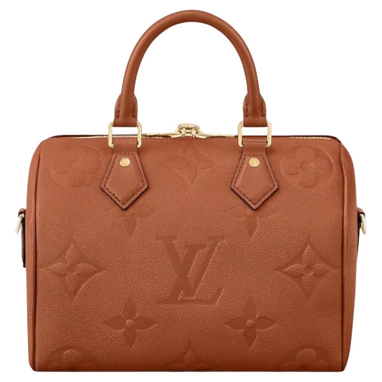 Louis Vuitton Cognac Speedy Bandoulière 25 For Sale at 1stDibs