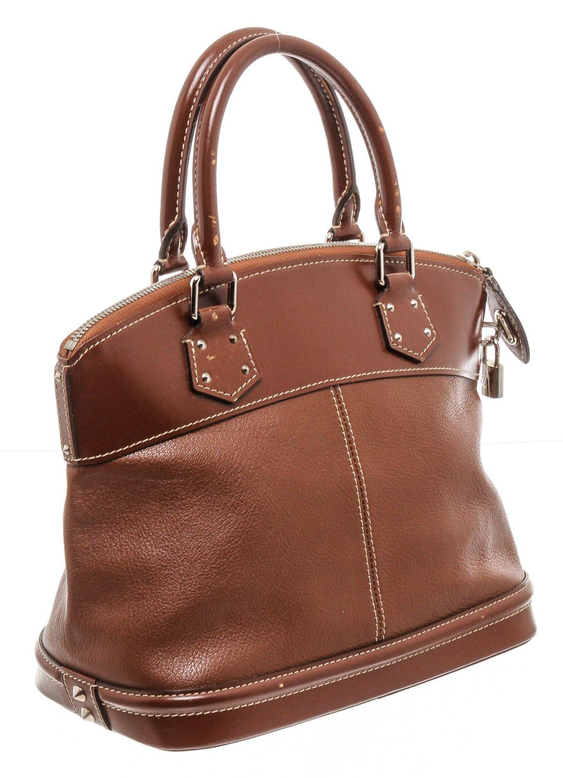 Louis Vuitton Cognac Suhali Leather Lockit PM For Sale at 1stDibs