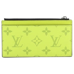 Louis Vuitton Coin Card Holder Monogram Taigarama