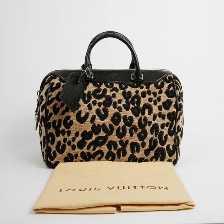 LOUIS VUITTON Collector Stephen Sprouse Leopard Speedy Bag For