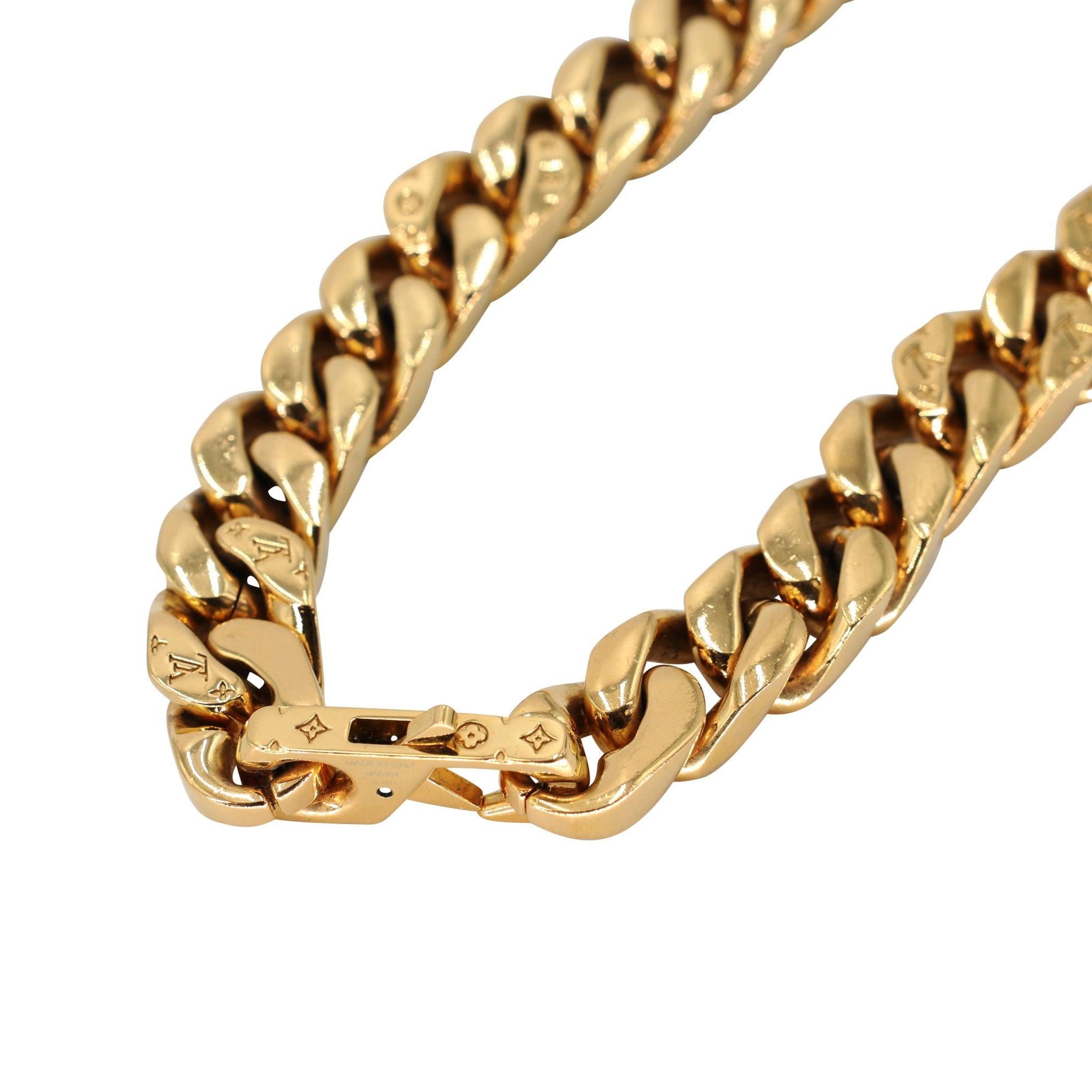 Louis Vuitton Collier Chain Links Necklace Gold LV-J1101P-A002 3