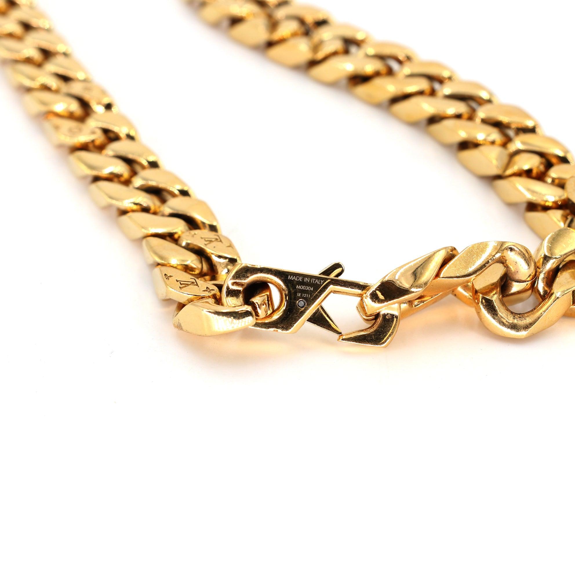 Louis Vuitton Collier Chain Links Necklace Gold LV-J1101P-A002 4