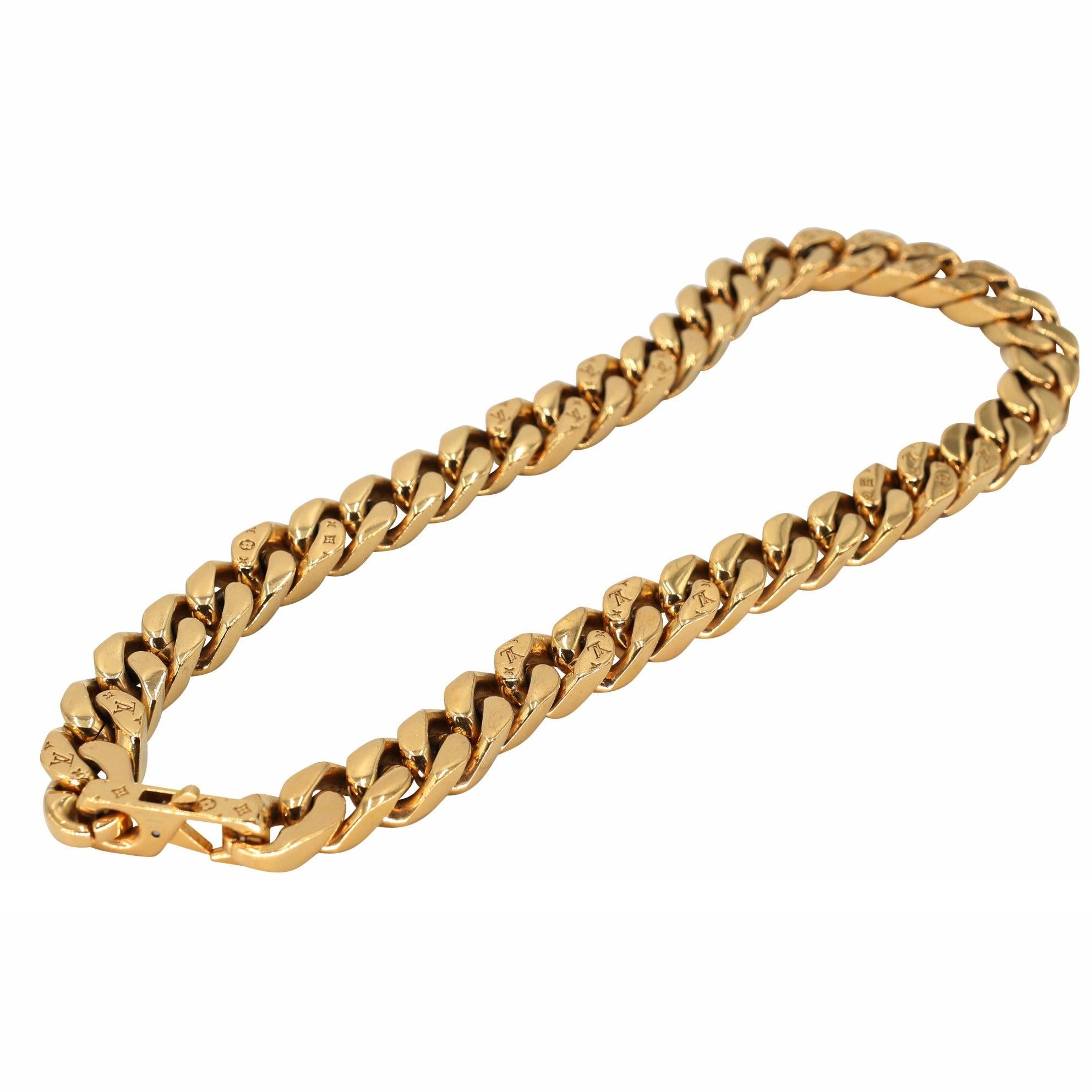Louis Vuitton Collier Chain Links Necklace Gold LV-J1101P-A002 1