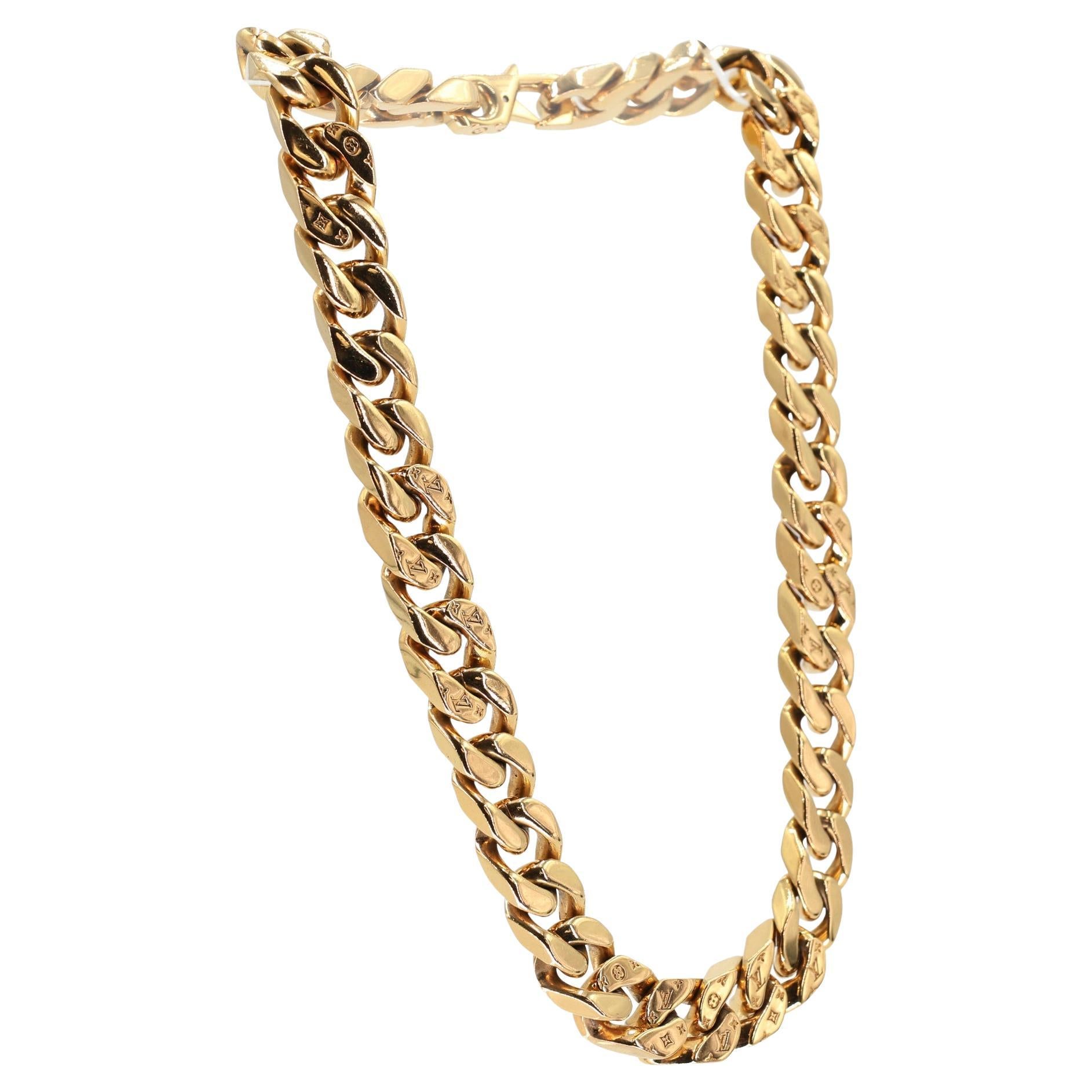 Louis Vuitton LV Iconic Necklace Gold Brass