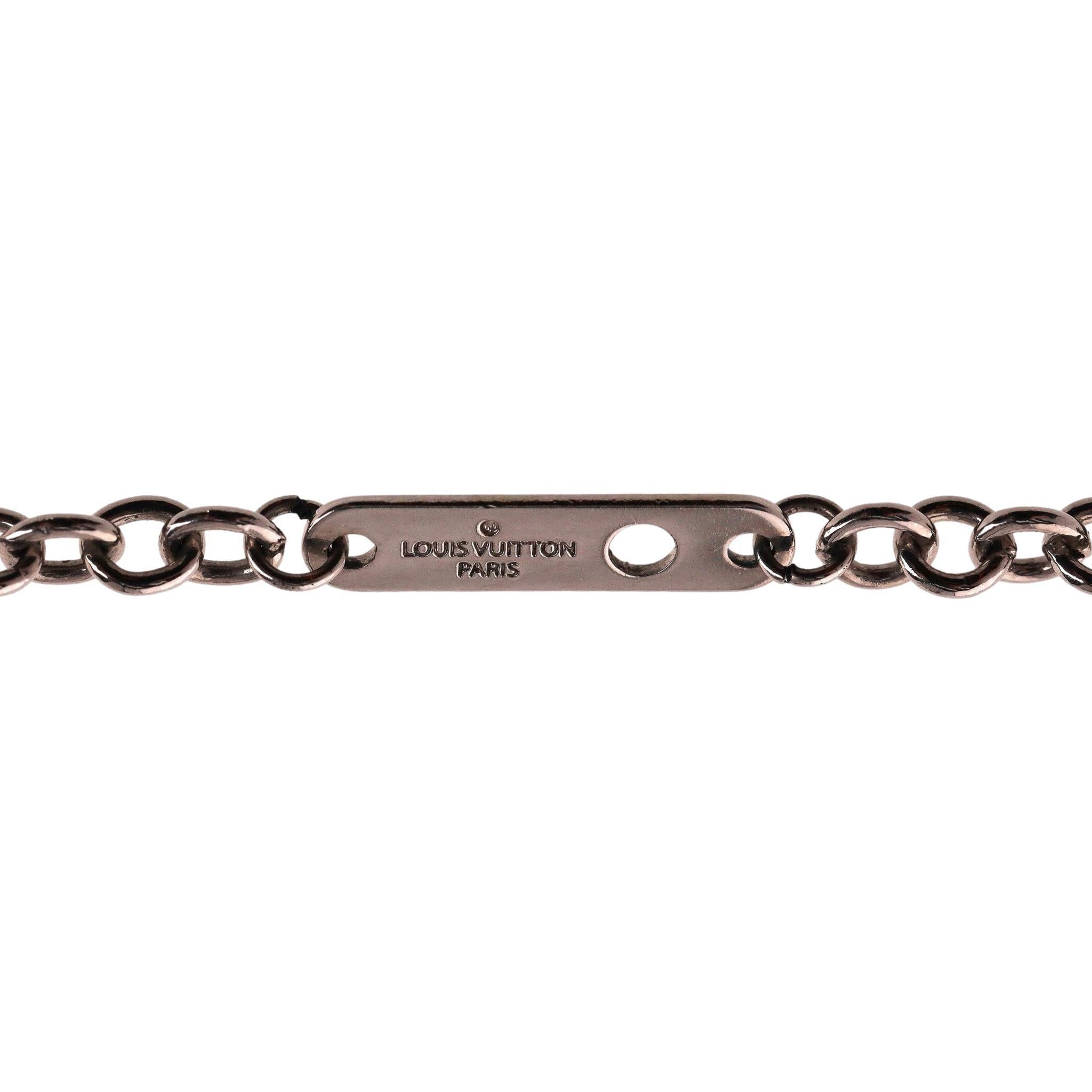 Collana The Eclipse Louis Vuitton Collier DJ Trunk Monogram in vendita 4