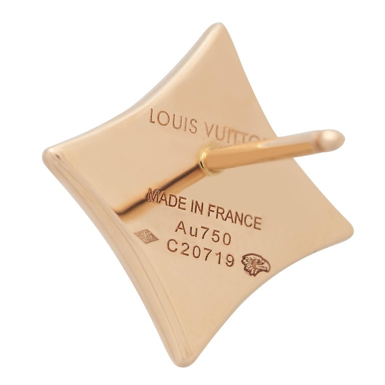 Buy Louis Vuitton 18ct Pink Gold Earrings - Shop The Luxury Hut