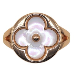 Louis Vuitton Color Blossom 18K Rose Gold Mother-of-Pearl Ring