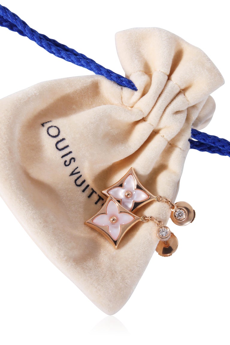 Louis Vuitton Color Blossom BB Star Earrings in 18K Rose Gold 0.08 CTW, myGemma, CH