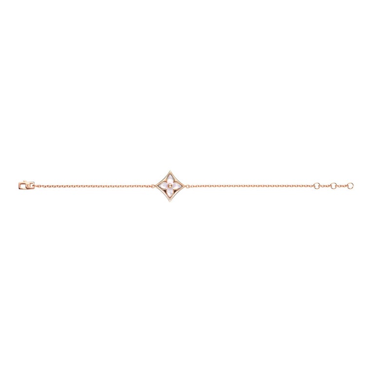 Louis Vuitton® Color Blossom Star Bracelet, Pink Gold And White Mother-of- pearl