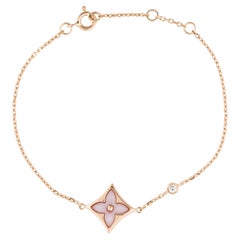 Louis Vuitton Color Blossom Star Bracelet Mother-of-Pearl Pink Gold and White