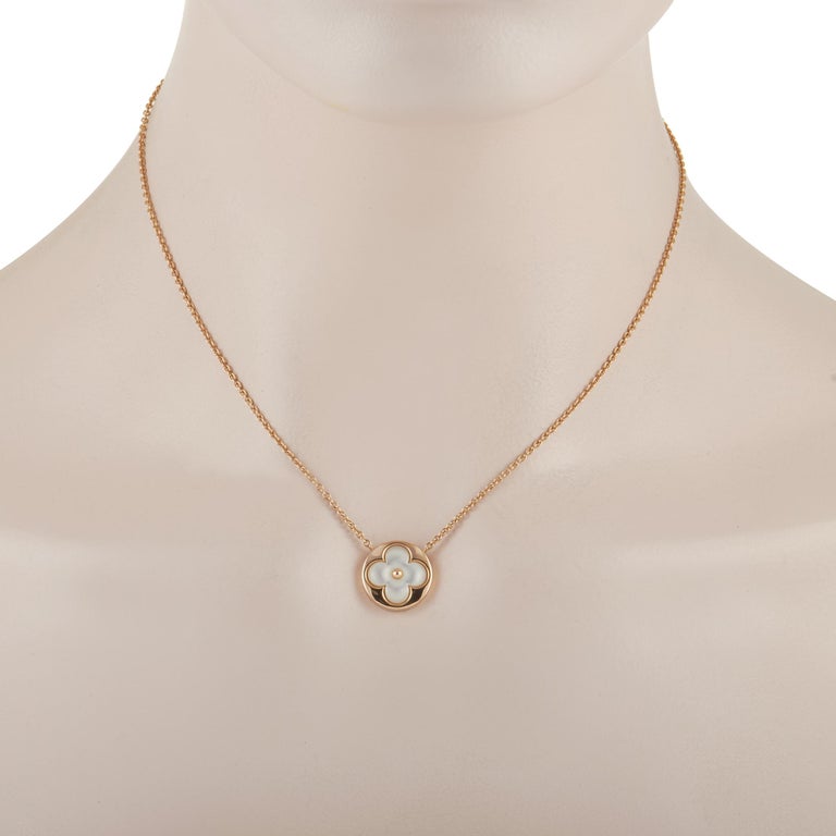 Louis Vuitton Color Blossom Sun Pendant 18k Rose Gold and Mother of Pearl  at 1stDibs  lv necklace blossom, louis vuitton mother of pearl bracelet, louis  vuitton mother of pearl necklace