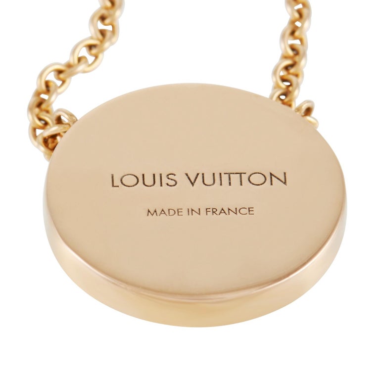 LV Blossom Sun Necklace in PG and White Mother of Pearl pendant