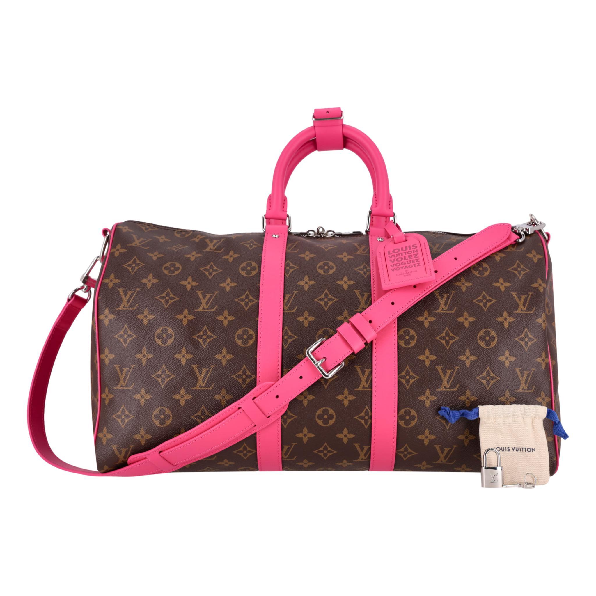 Noir Louis Vuitton Colormania Monogram Macassar Keepall Bandoulière 50 Bag