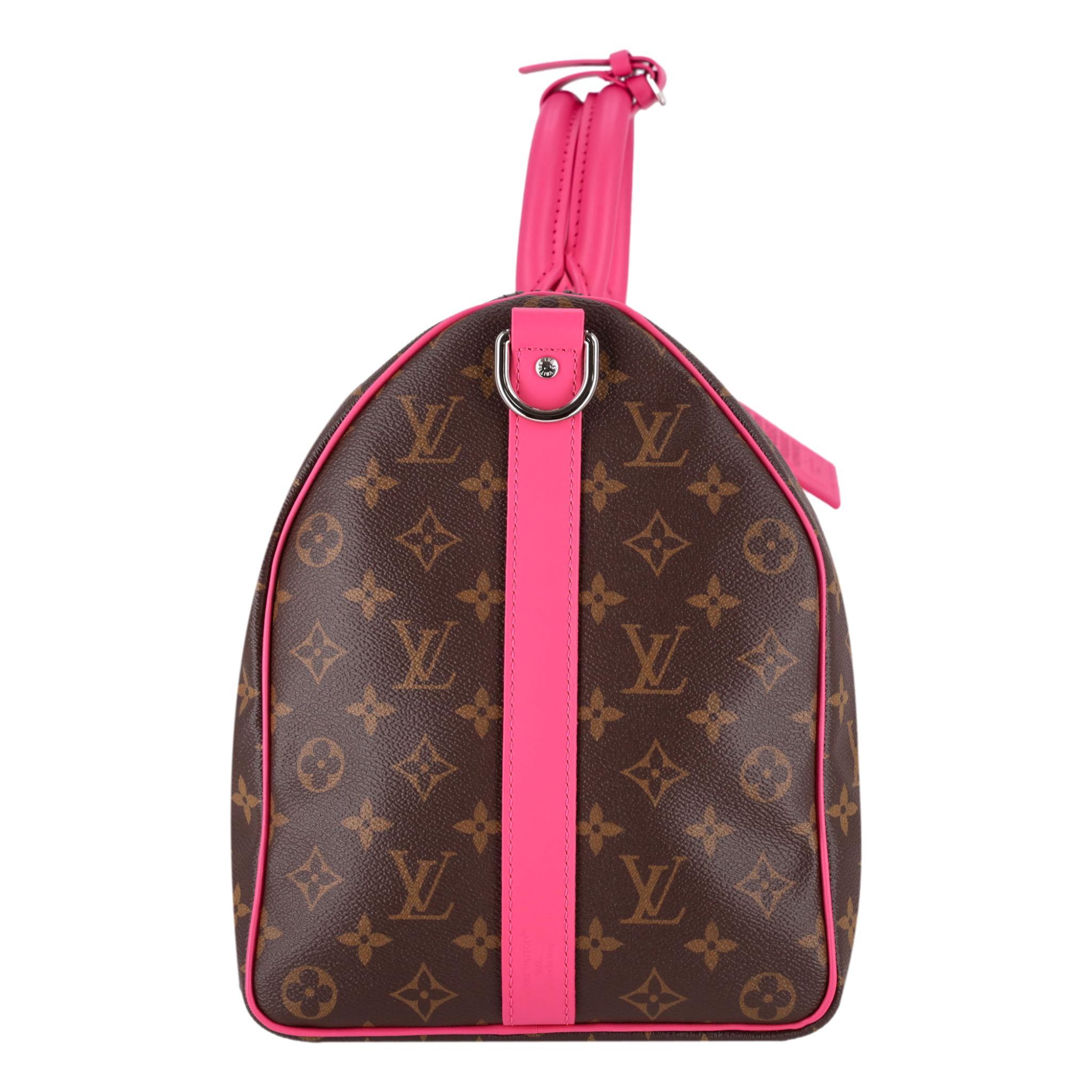 Louis Vuitton Colormania Monogram Macassar Keepall Bandoulière 50 Bag Excellent état à London, GB