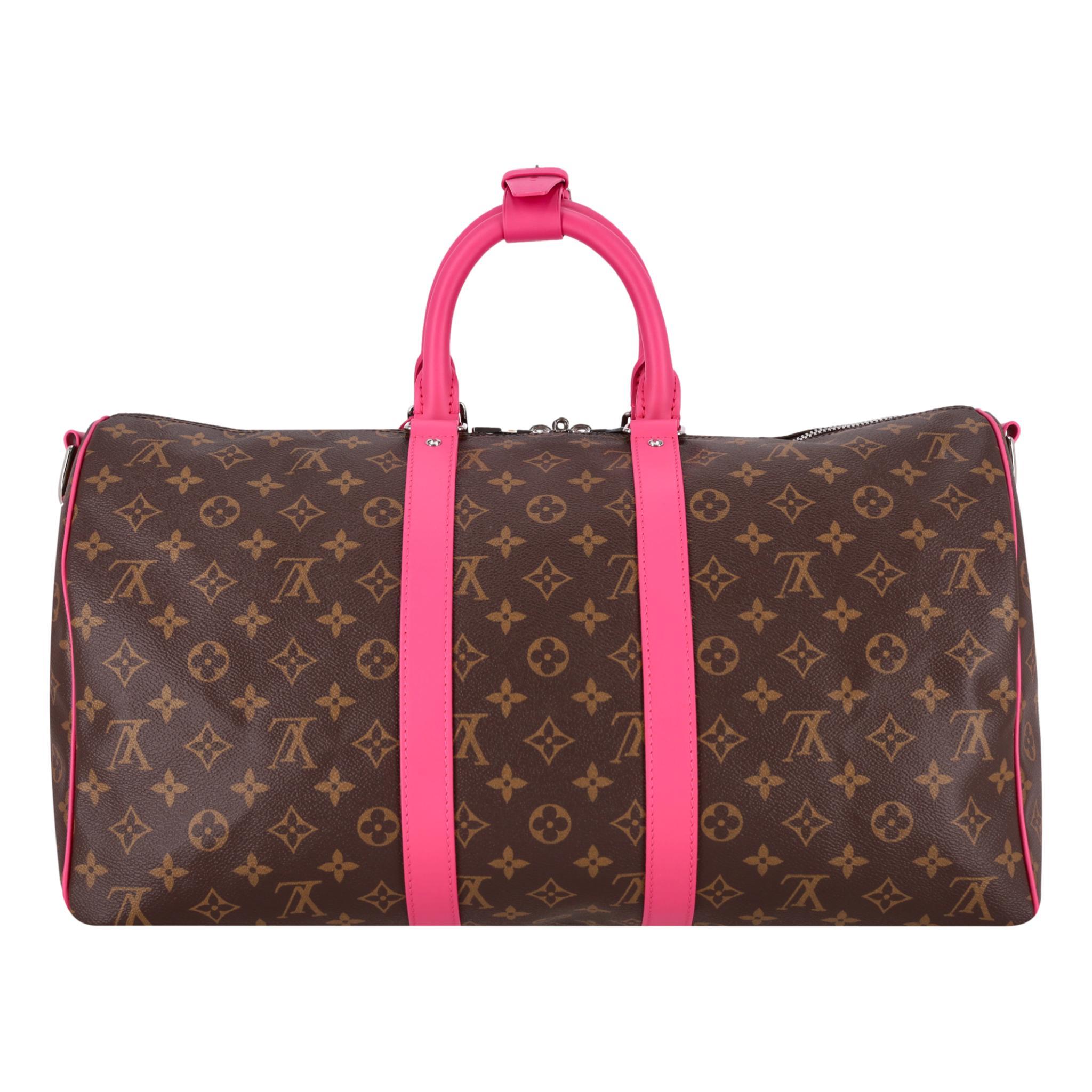  Louis Vuitton Colormania Monogram Macassar Keepall Bandoulière 50 Bag Pour femmes 