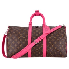 Louis Vuitton Colormania Monogram Macassar Keepall Bandoulière 50 Bag