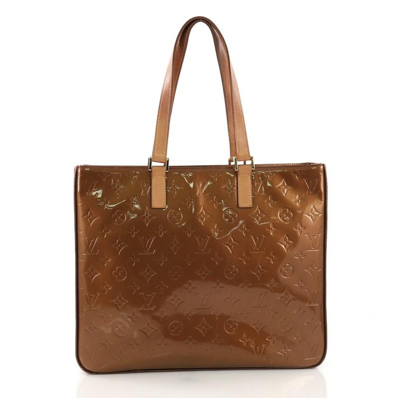 Louis Vuitton Columbus Handbag Monogram Vernis In Good Condition In NY, NY