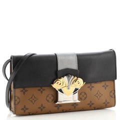 Louis Vuitton Column Clutch Reverse Monogram Canvas