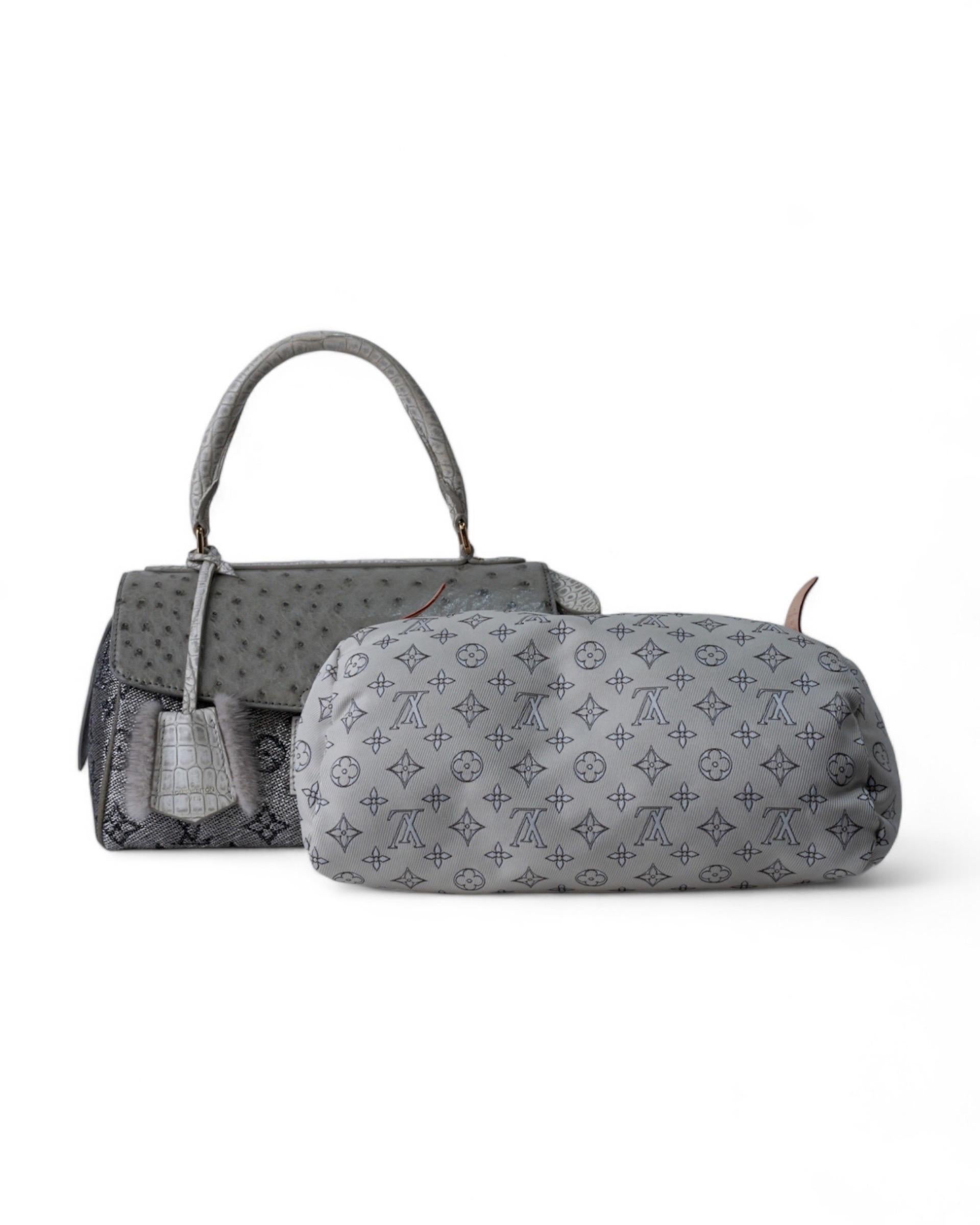 Gray Louis Vuitton Comédie Carousel L.E. Top Handle Bag For Sale