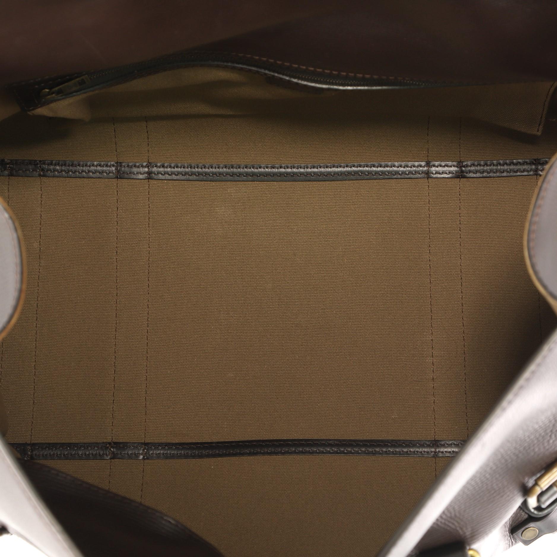 Louis Vuitton Commanche Handbag Utah Leather 4