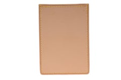 Louis Vuitton Comme Des Garcons Card Holder Vachetta Embossed Leather Tan Wallet