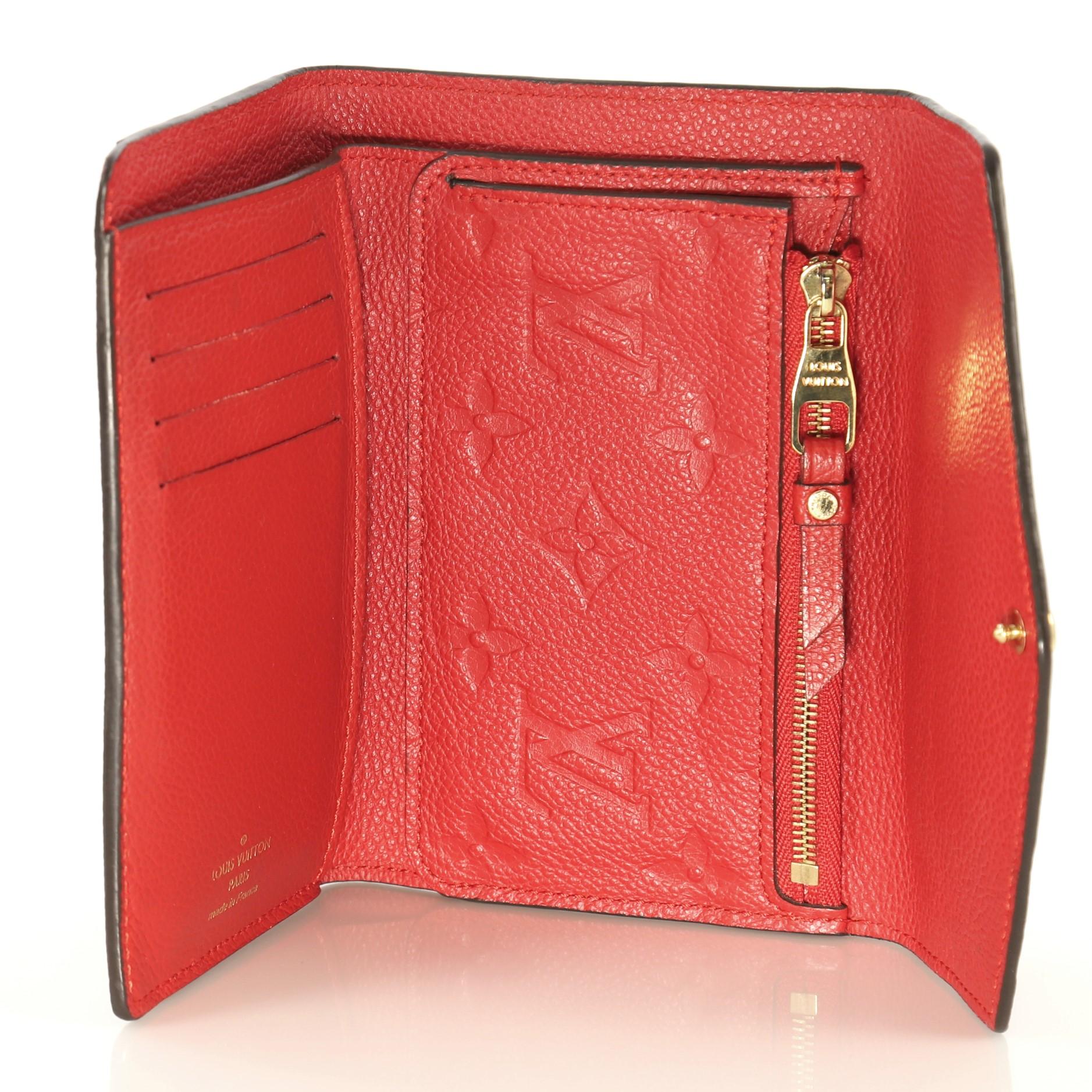 Louis Vuitton Compact Curieuse Wallet Monogram Empreinte Leather 1