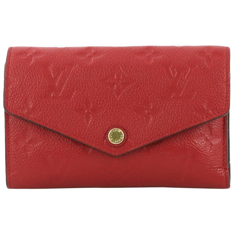 Louis Vuitton Compact Curieuse Wallet Monogram Empreinte Leather at 1stdibs