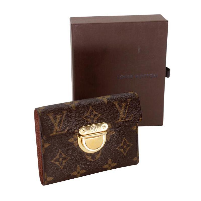 Louis Vuitton Compact Monogram Canvas Koala Wallet LV-0817N-0005

The Louis Vuitton Monogram Canvas Koala Wallet is perfect if you're seeking something sleek and compact. With nine card slots, ID window and bill compartment, it will be the only