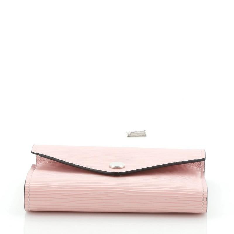 Beige Louis Vuitton Compact Victorine Wallet Epi Leather