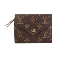 Louis Vuitton Compact Victorine Wallet Monogram Canvas,