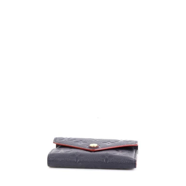 Louis Vuitton Victorine Compact Purse Wallet in Noir Empreinte - SOLD