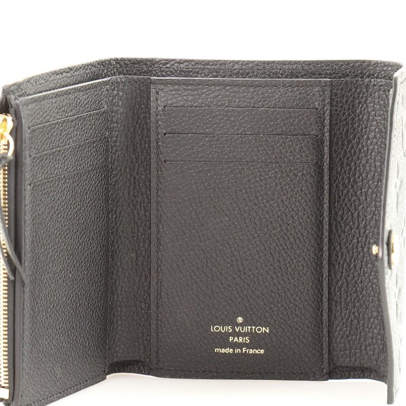 Women's or Men's Louis Vuitton Compact Victorine Wallet Monogram Empreinte Leather