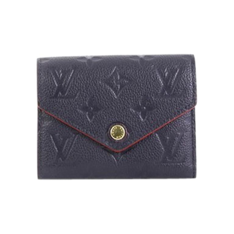 Louis Vuitton Compact Victorine Wallet Monogram Empreinte Leather For Sale at 1stdibs