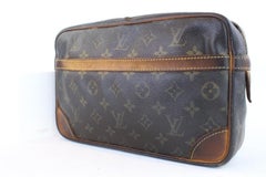 Louis Vuitton Compiegne Monogram 8lj1111 Brown Coated Canvas Wristlet