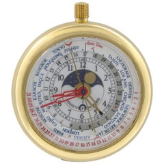 Louis Vuitton Complications 18 Karat Gelbgold Weltzeit Quarzuhr 2417349 Uhr mit Komplikationen