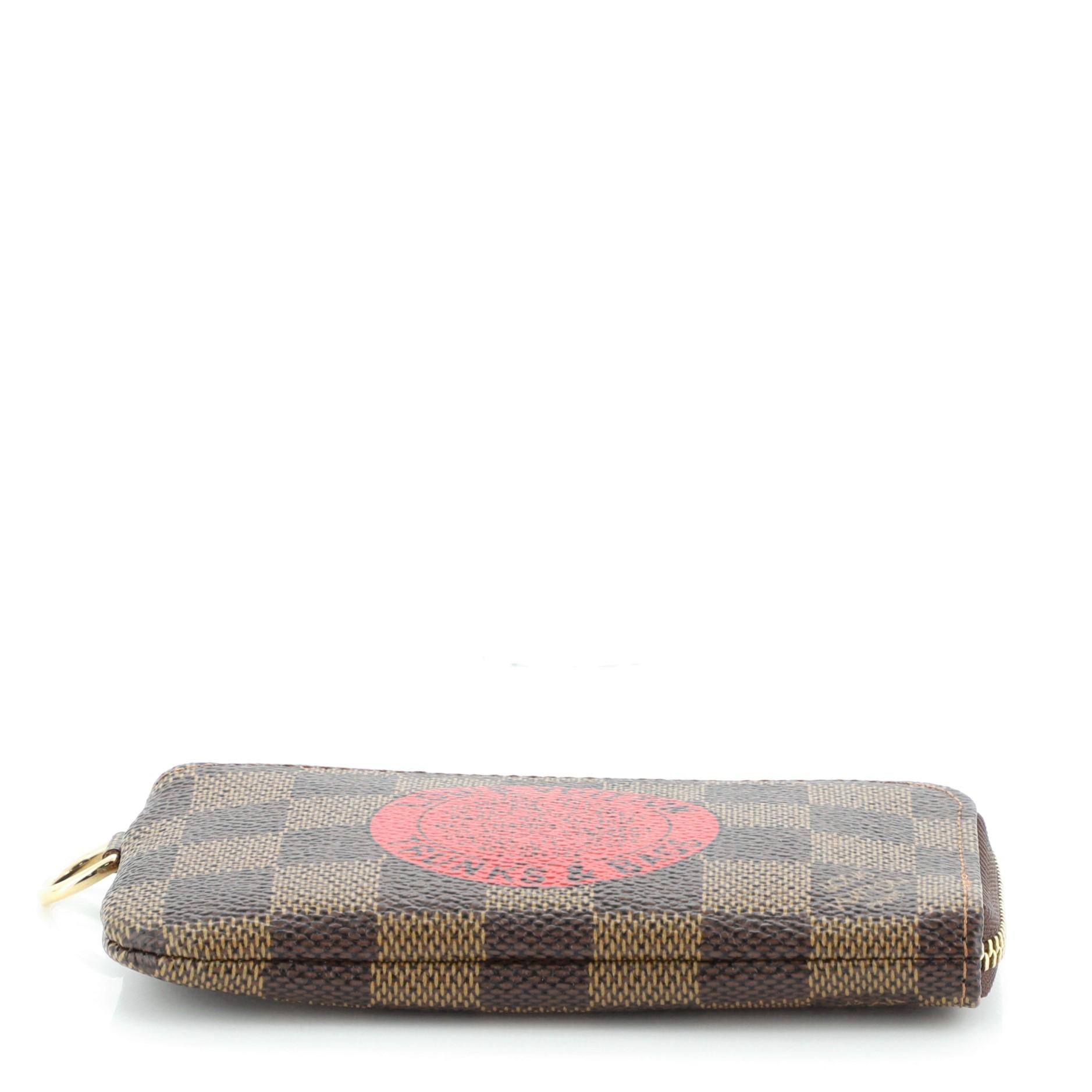 Louis Vuitton Complice Key Pouch Limited Edition Damier In Good Condition In NY, NY
