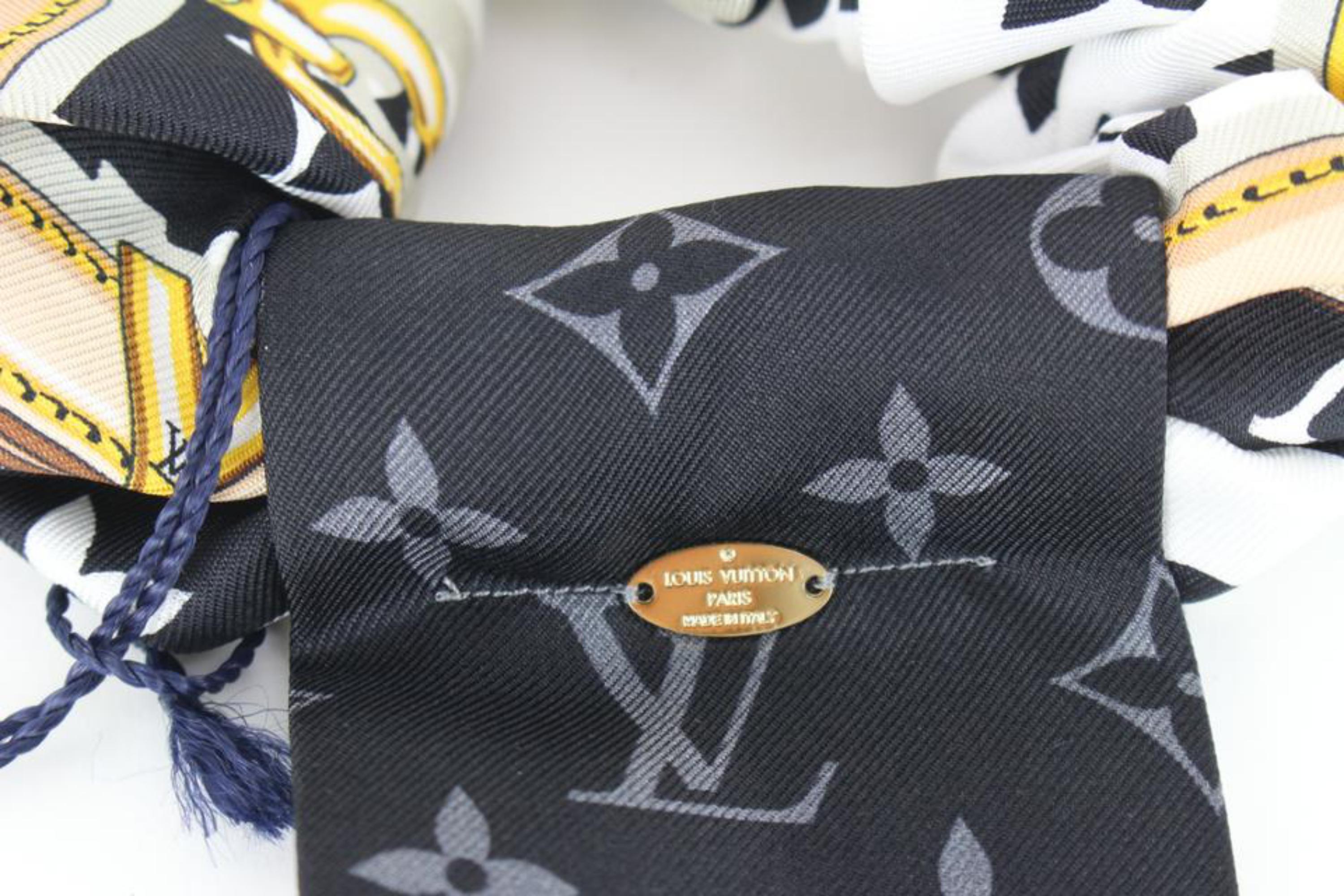 Louis Vuitton Scrunchie Be Mindful Silk Women's Hair Tie Monogram Louis  Vuitton