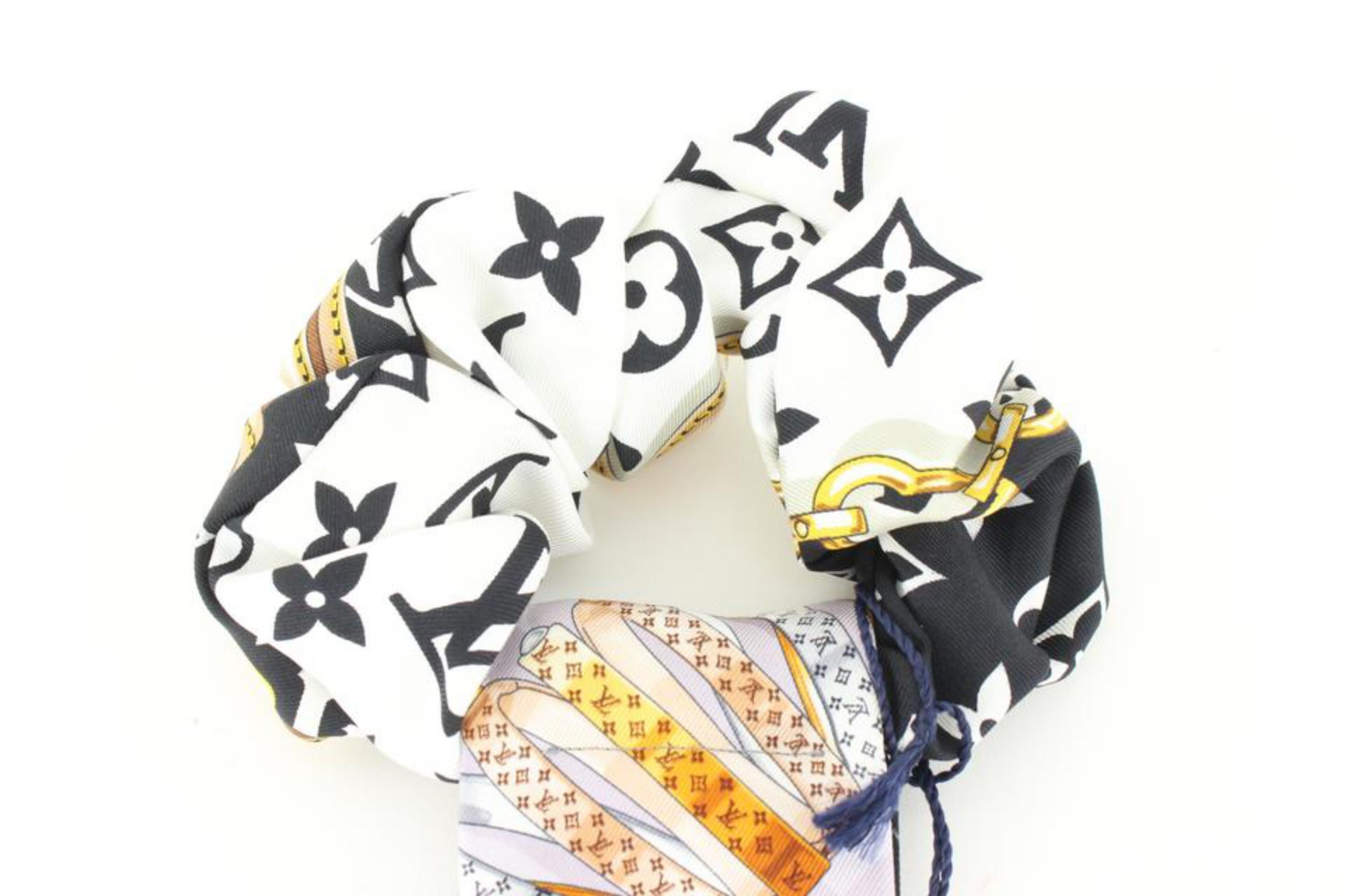 Louis Vuitton Confidential Be Mindful Chouchou Hair Tie Scrunchie 40lz624s In New Condition In Dix hills, NY