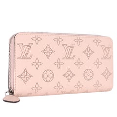 Louis Vuitton Contemporary Mahina Empriente Leather Zippy Wallet Pink